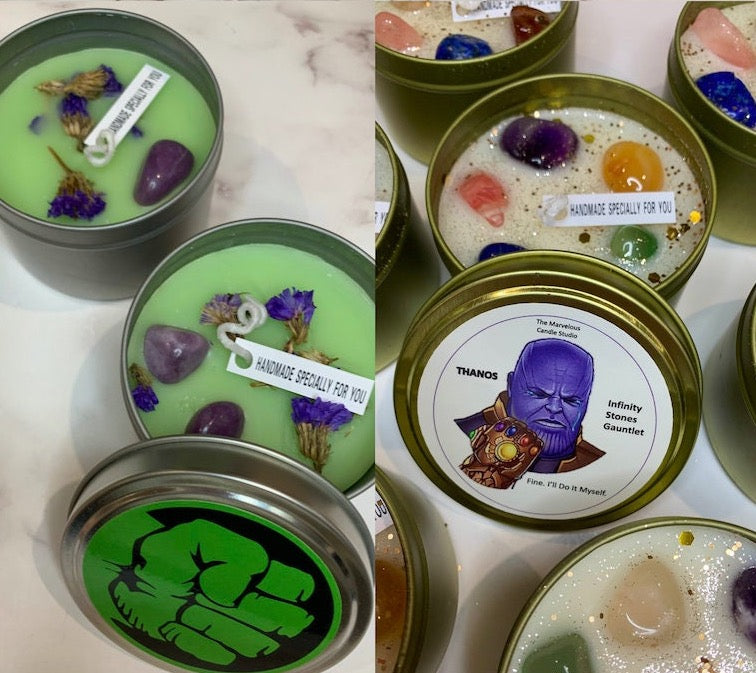 Marvel 6oz Crystal Candles