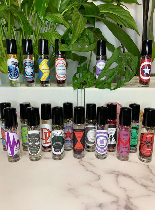 Marvel Natural Roll-On Perfumes With Dried Flowers